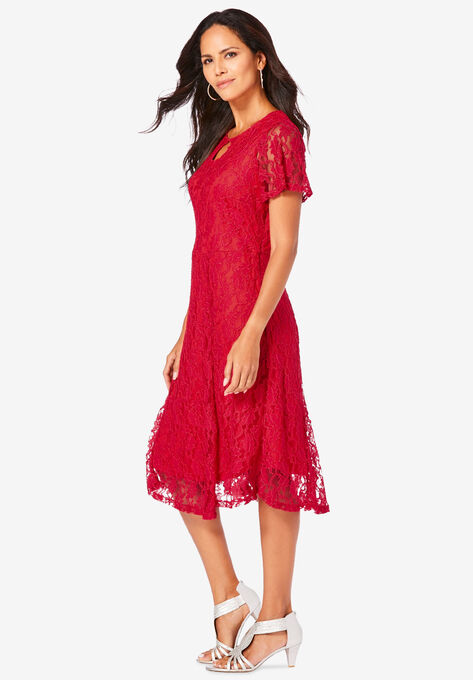 Keyhole Lace Dress, , alternate image number null
