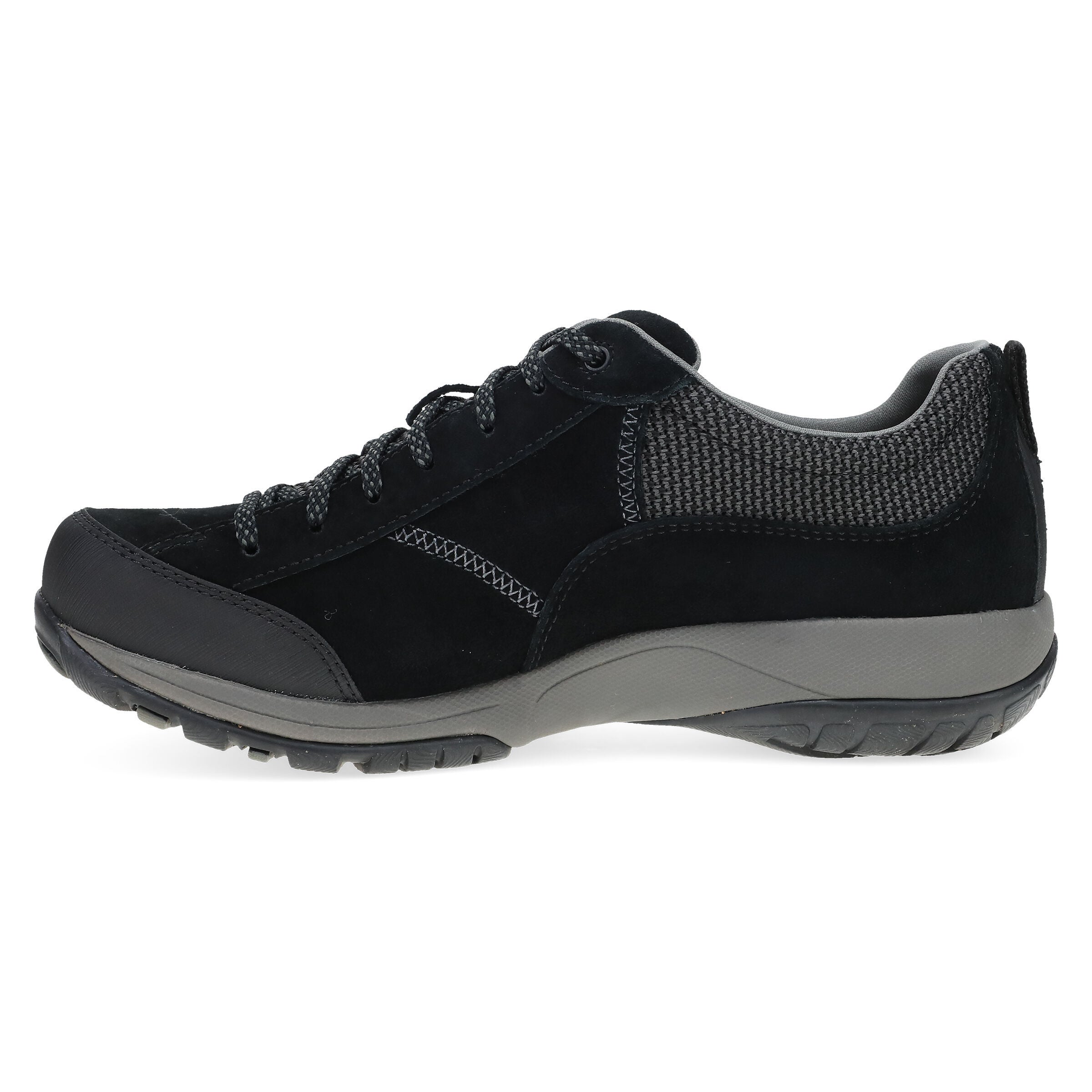 Paisley Laceup Waterproof Outdoor Shoe, BLACK, alternate image number 6