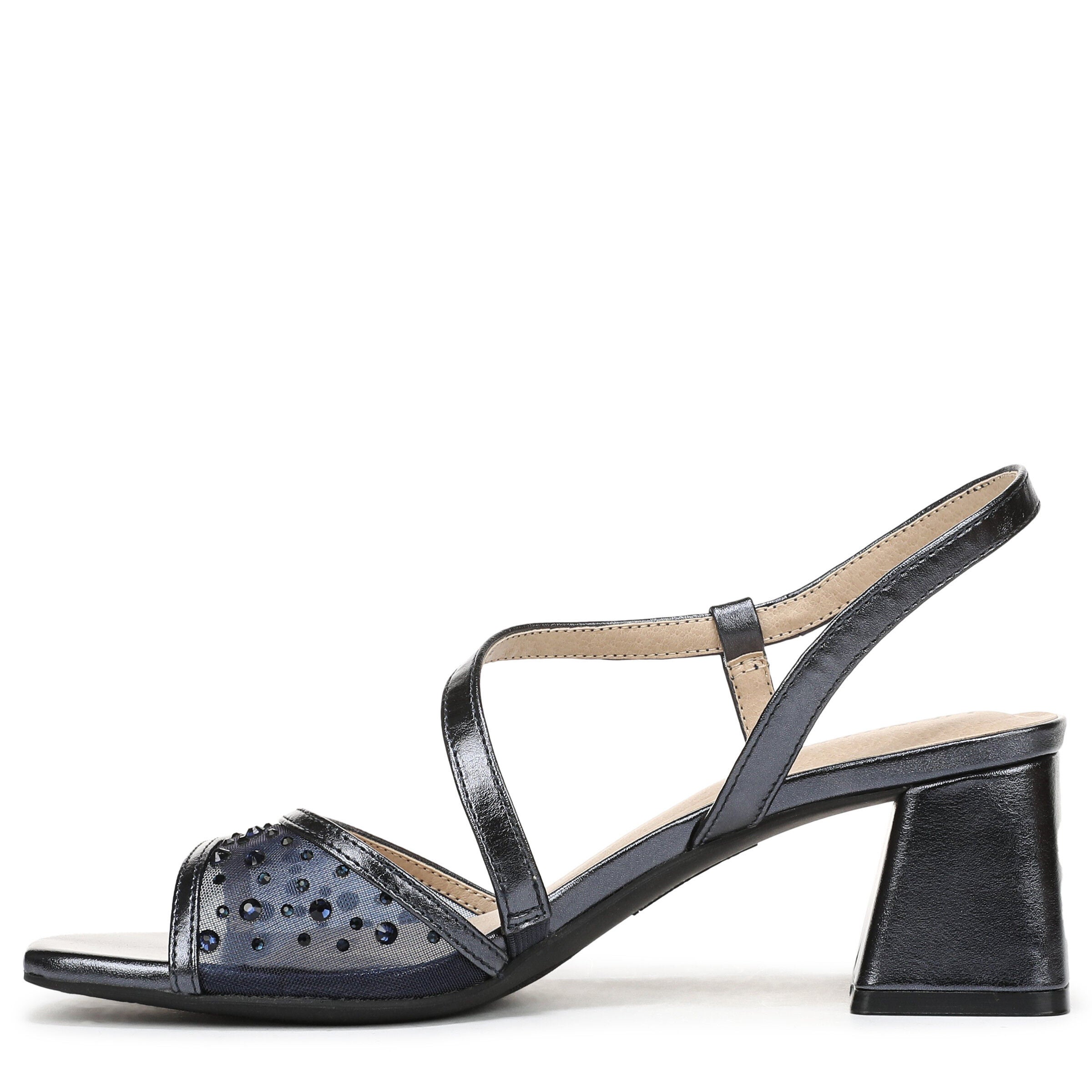 Cheyenne Slingback Sandal, LUX NAVY, alternate image number 5