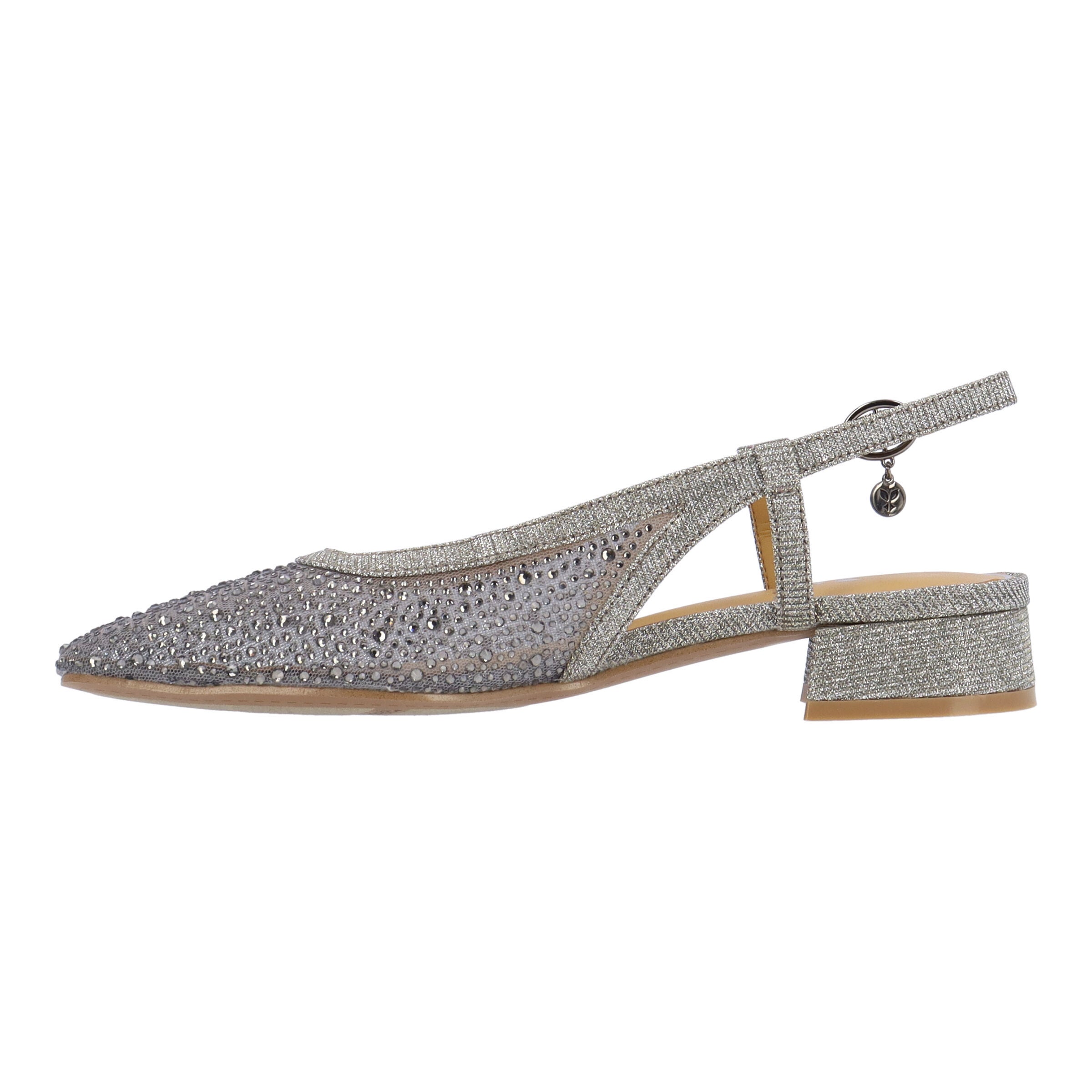 Layton Slingback Pump, PEWTER, alternate image number 4