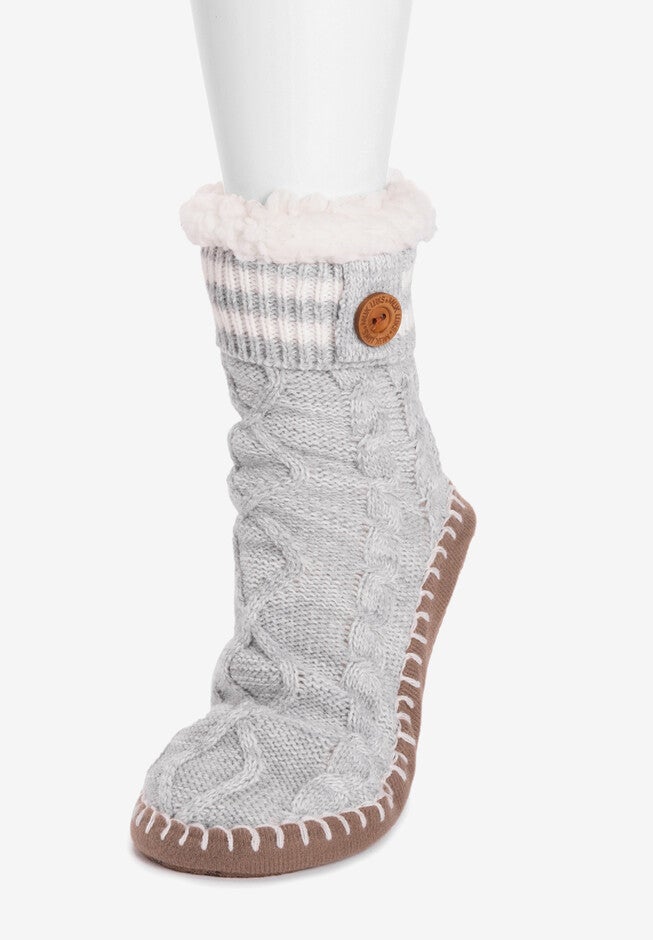 Chunky Short Slipper Socks, , alternate image number null