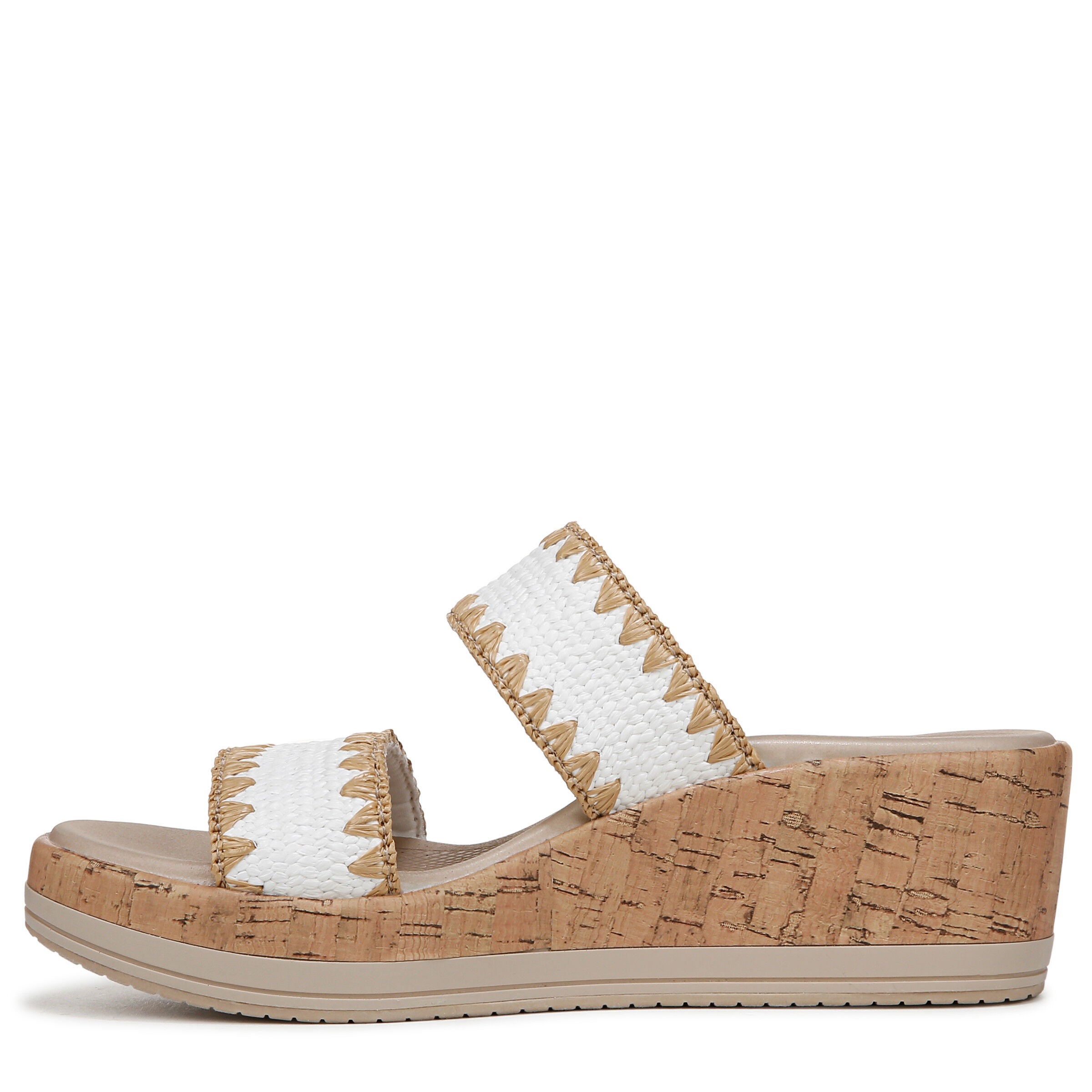 Resort Wedge Sandal, WHITE, alternate image number 5