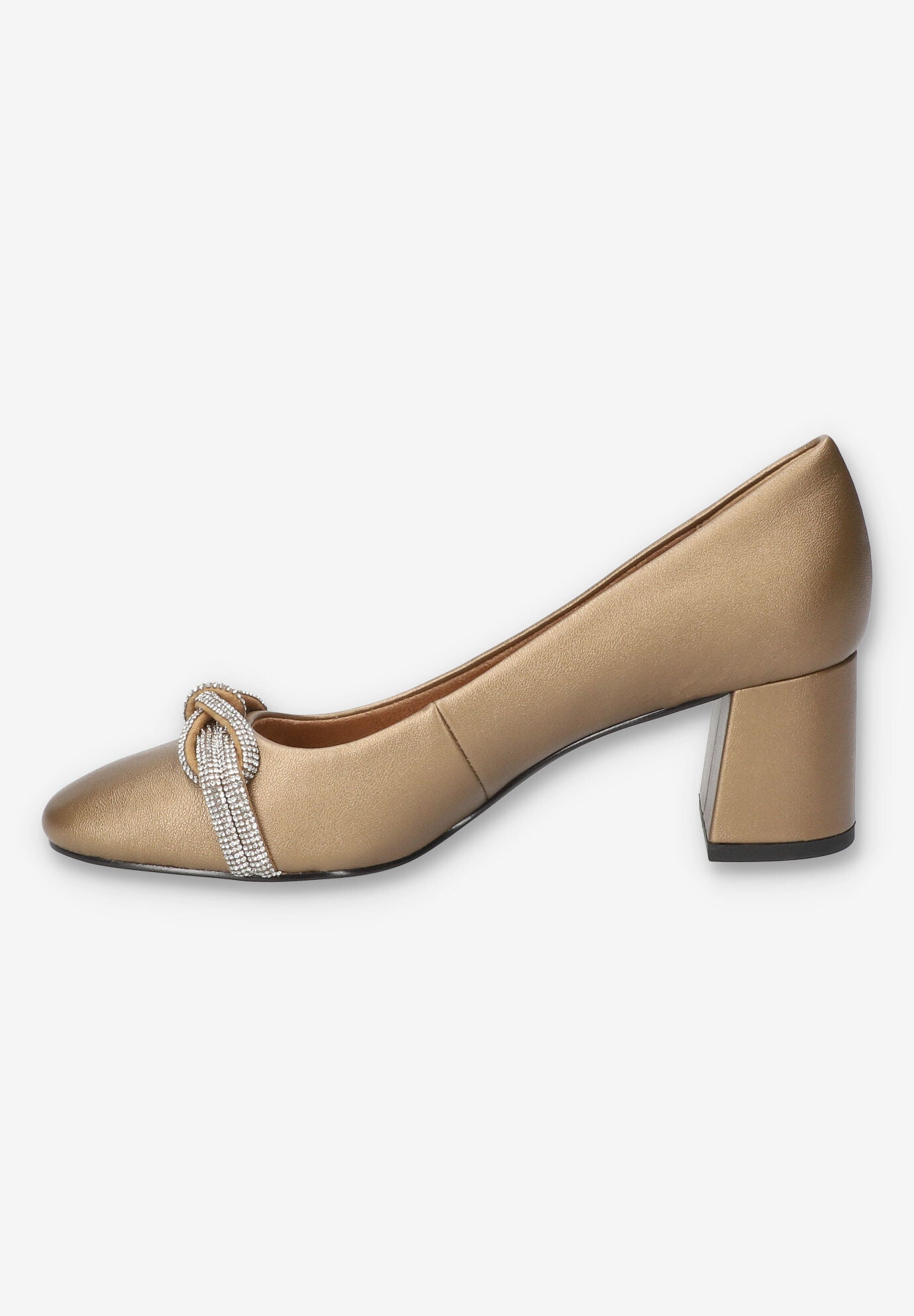 Marigold Square Toe Pump, BRONZE, alternate image number 4