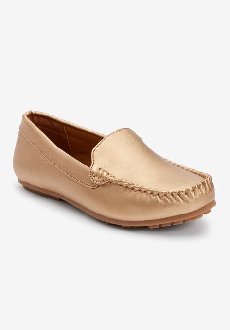 The Milena Moccasin, GOLD, hi-res image number null