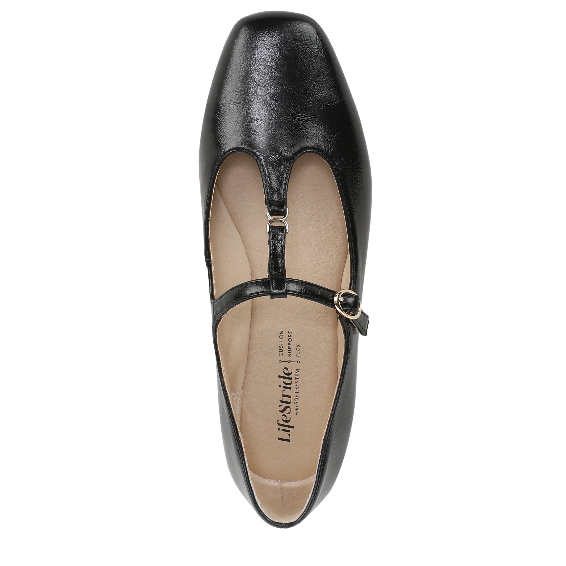 Bennett Mary Jane Flat, BLACK, alternate image number 6
