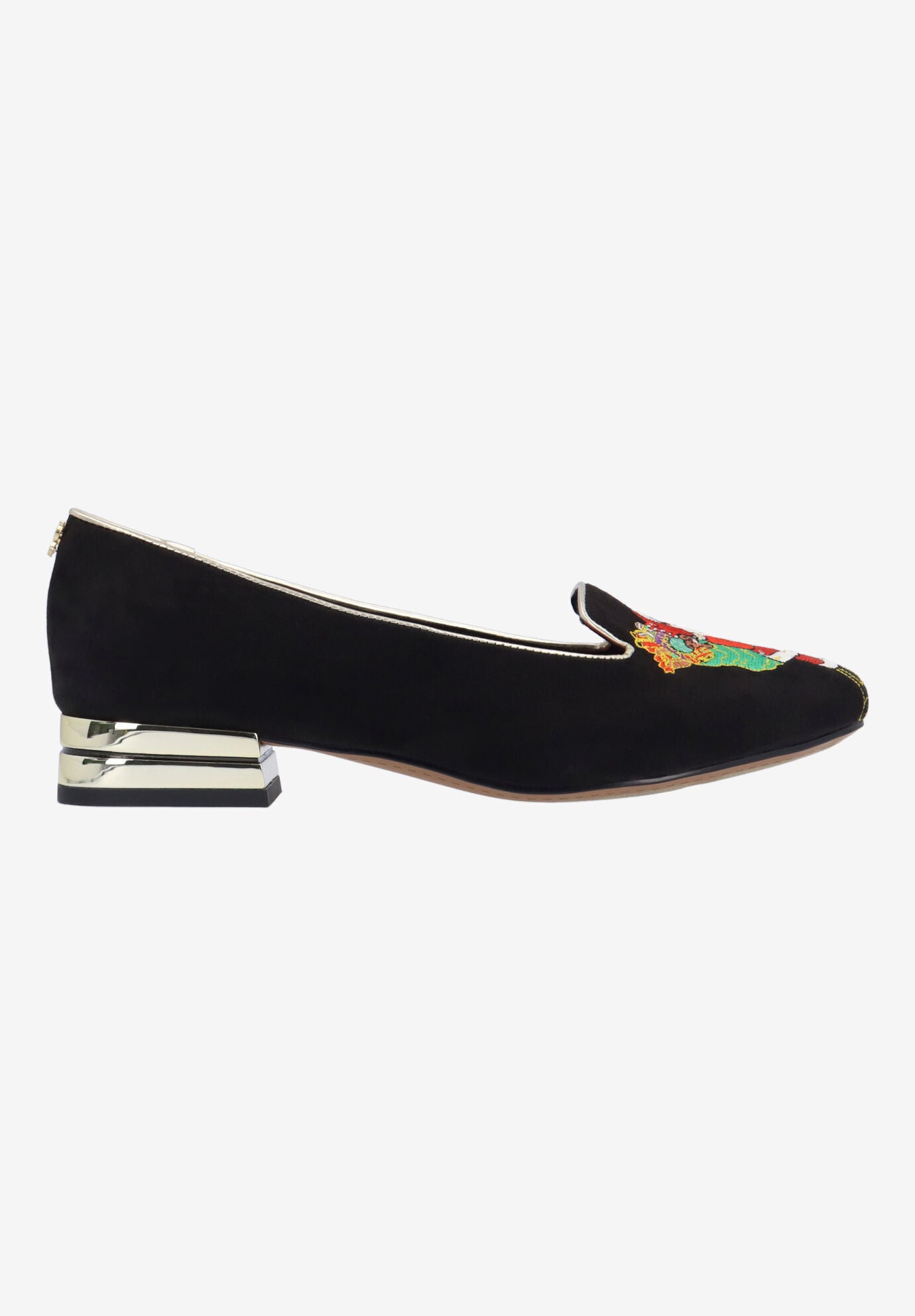 Perenoel Slip On Pump, BLACK, alternate image number 3