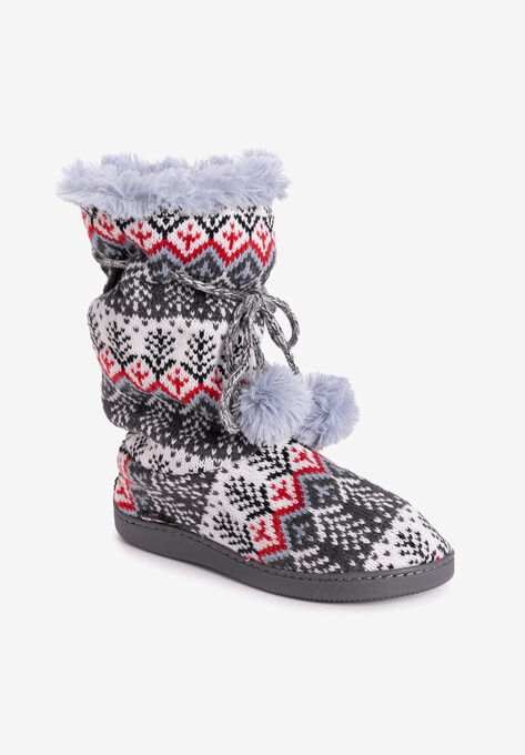 Gladys Mid Calf Slipper Boot, ALICE BLUE, hi-res image number null