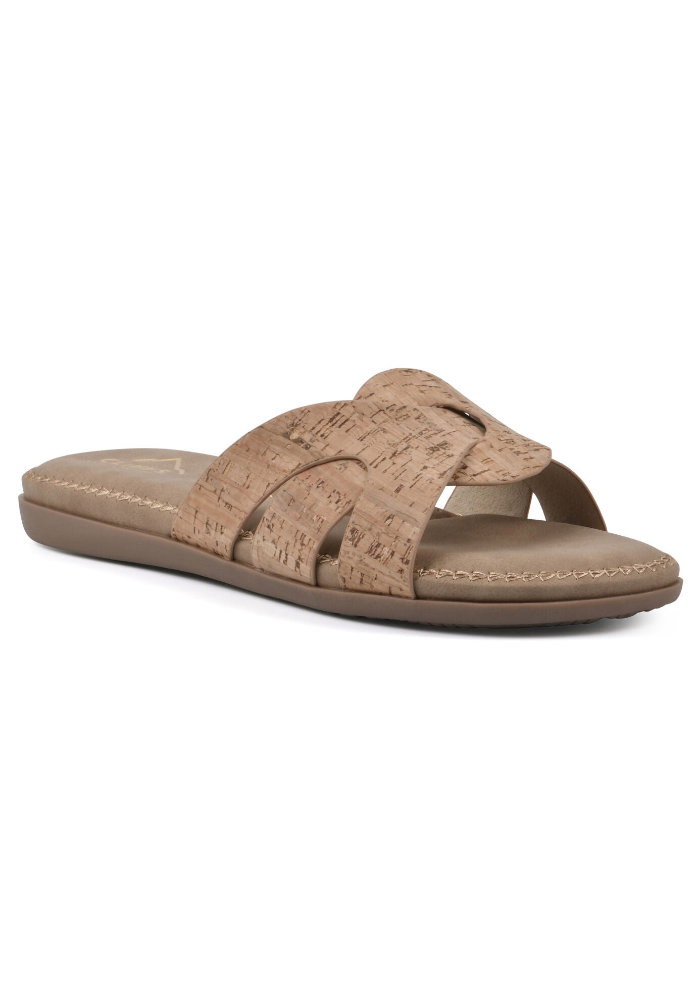 Cliffs Fortunate Slide Sandal, NATURAL CORK, hi-res image number 0