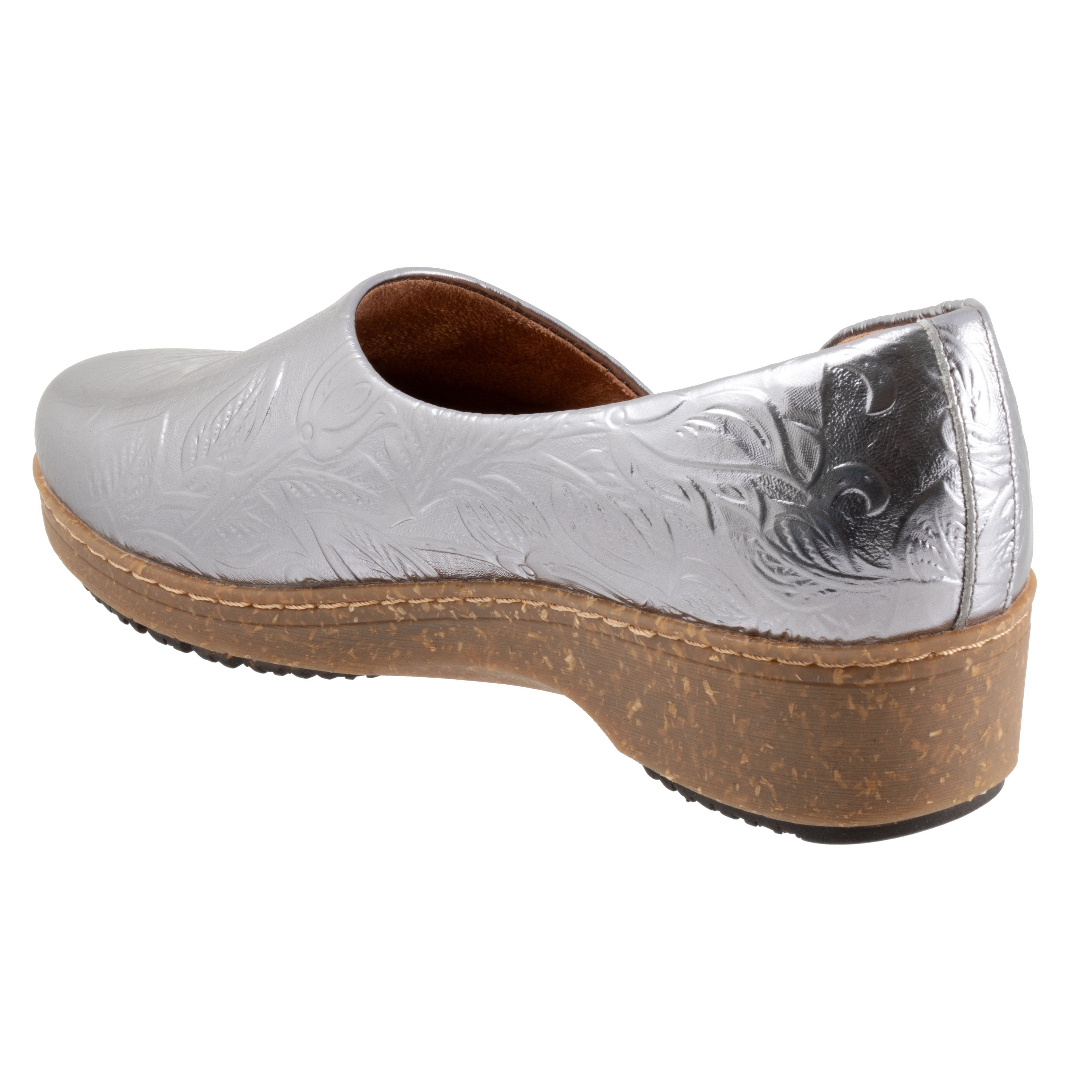 Addie Clog, PEWTER FLORAL, on-hover image number 1