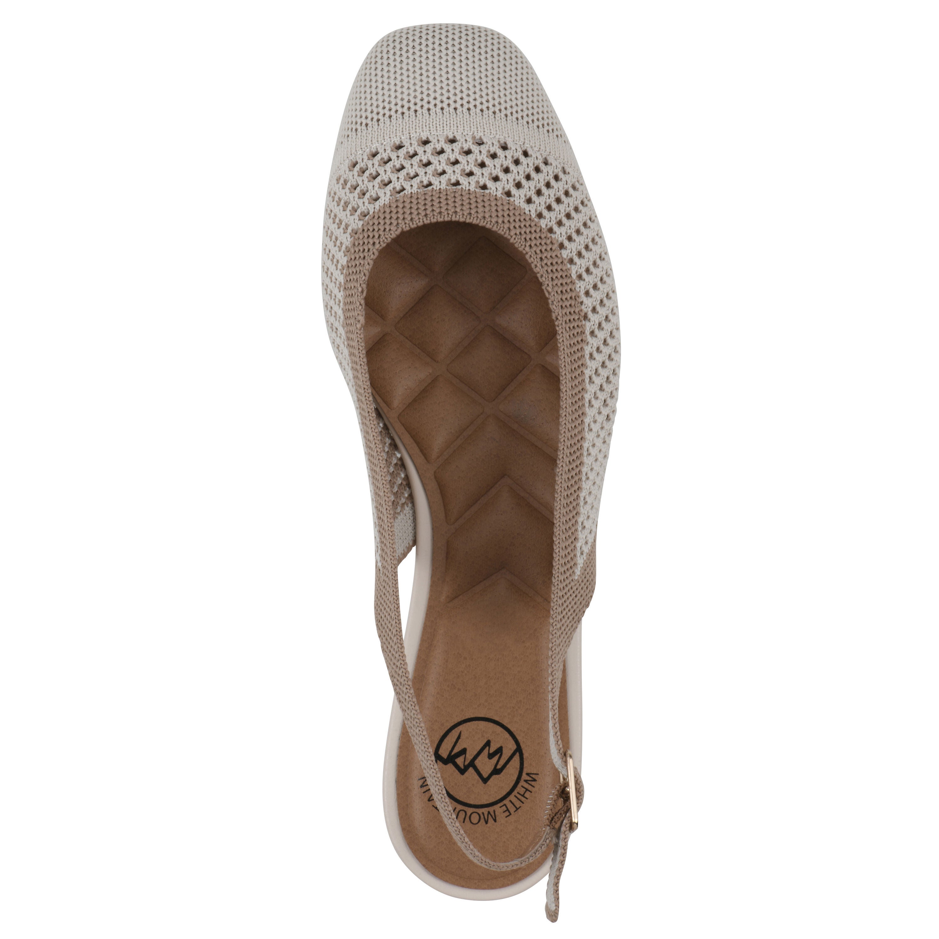 Bonie Sling Back Flat, CREAM TAN MULTI, alternate image number 4