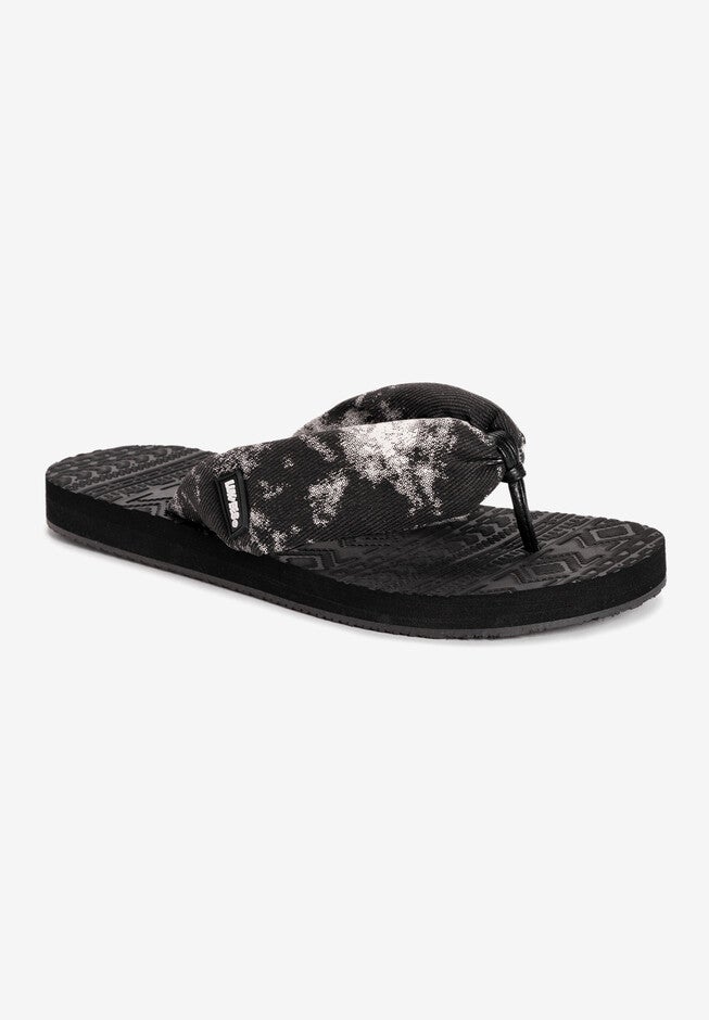 Sand Castle Sandal, BLACK TIE DYE, hi-res image number null