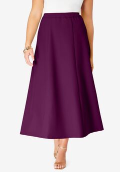 Plus Size Bend Over® A Line Skirt