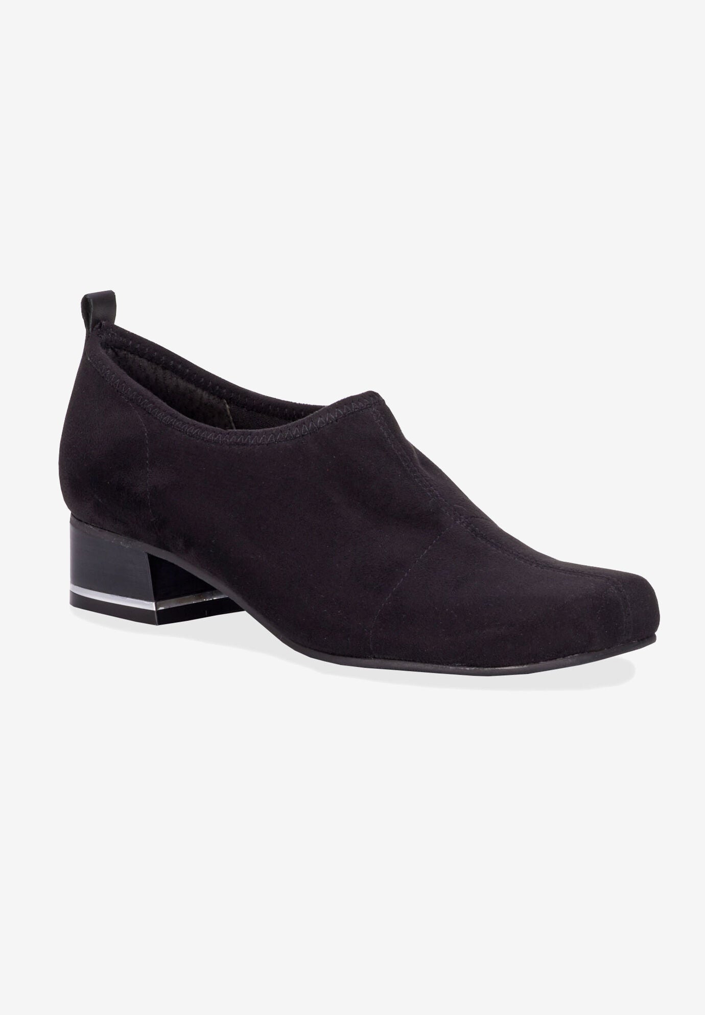 Esther Flat, BLACK STRETCH SUEDE, hi-res image number 0