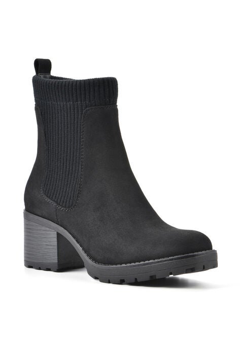 Benjie Bootie, BLACK MULTI FABRIC, hi-res image number null