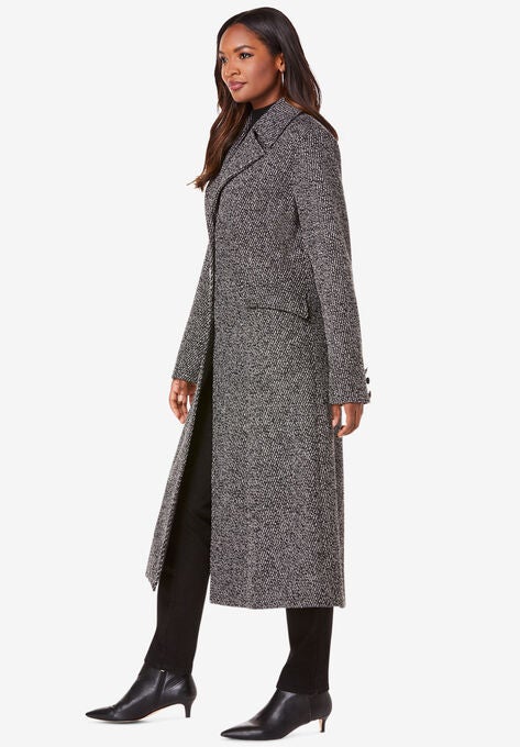 Long Tweed Coat, , alternate image number null