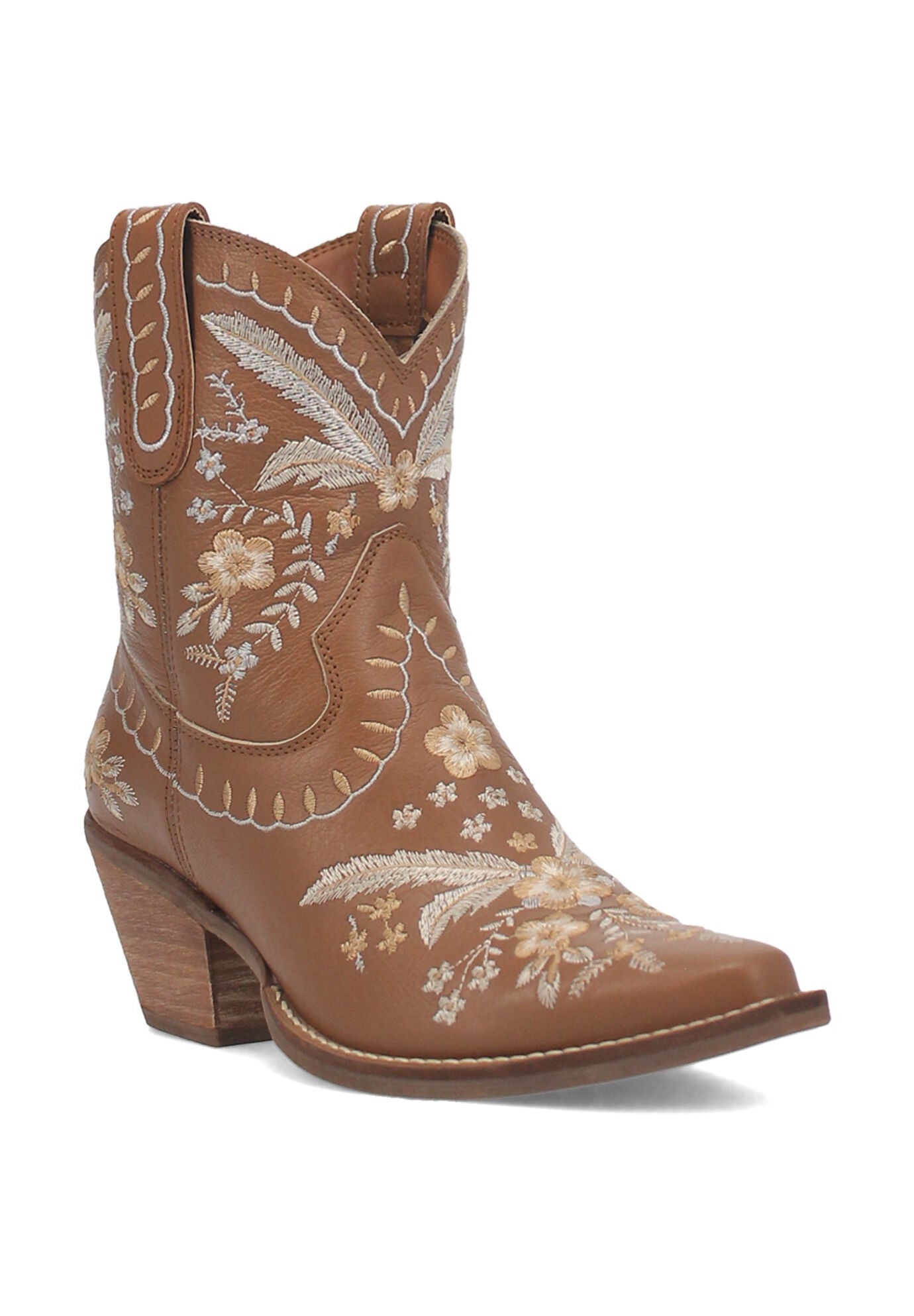 Primrose Mid Calf Western Boot, BROWN, hi-res image number 0