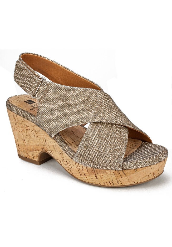 Covington Sandal , GOLD GLITTER, hi-res image number null