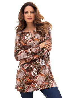 Plus Size Long Sleeve Cotton Shirts
