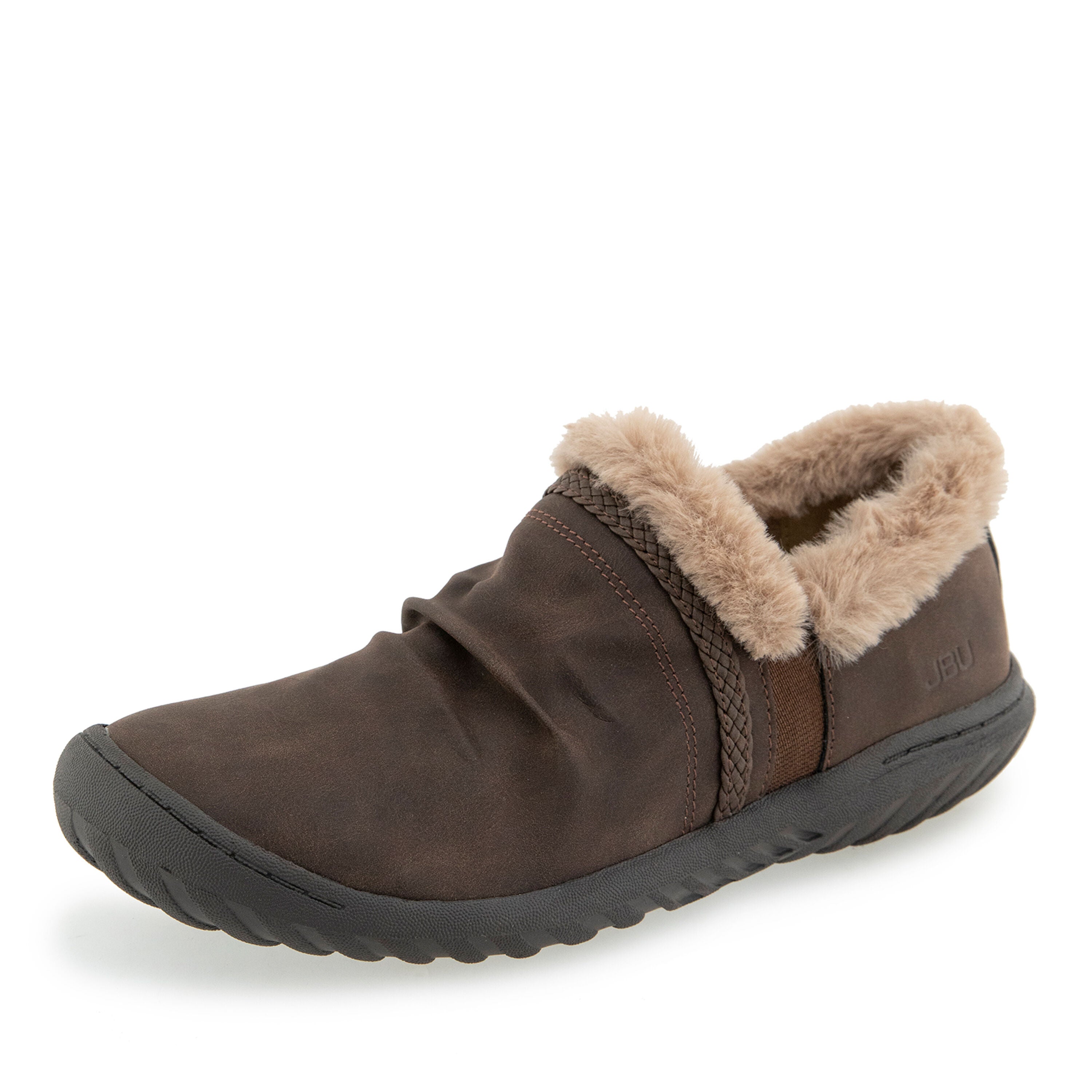 Reese Water Resistant Closed Casual Flat, BROWN, alternate image number 6