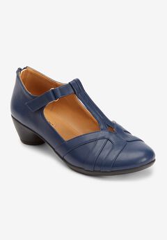 Closed Toe Block Heel Shoes