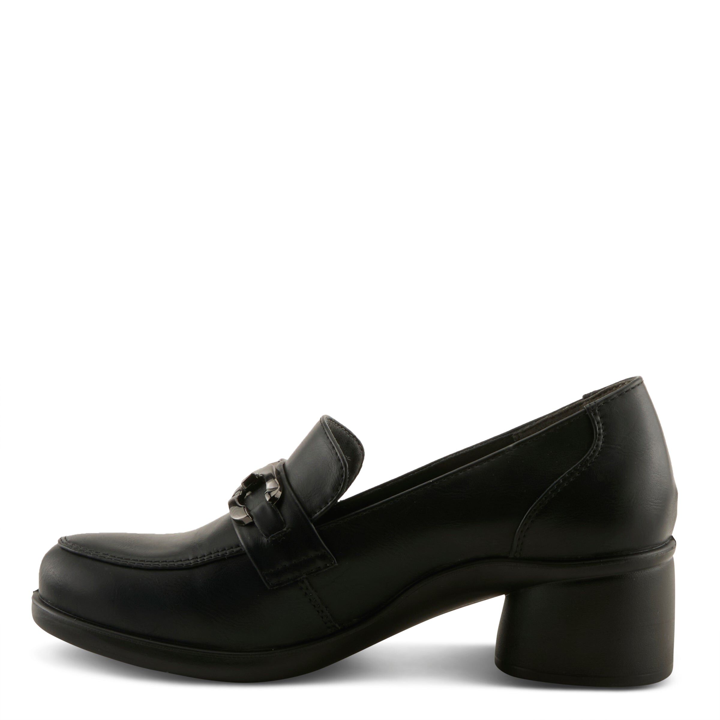 Calderoni Flat Shoes, BLACK, alternate image number 2