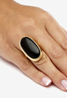 Gold-Plated Black Onyx Ring, , alternate image number 2