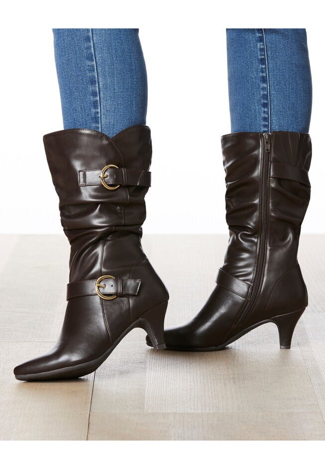 The Millicent Wide Calf Boot, , alternate image number null
