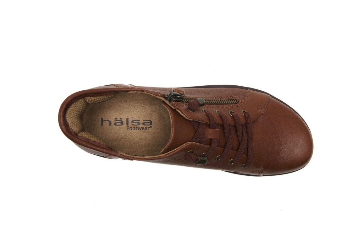 Alma Hands-Free Slip-On Flat, COGNAC, alternate image number 3