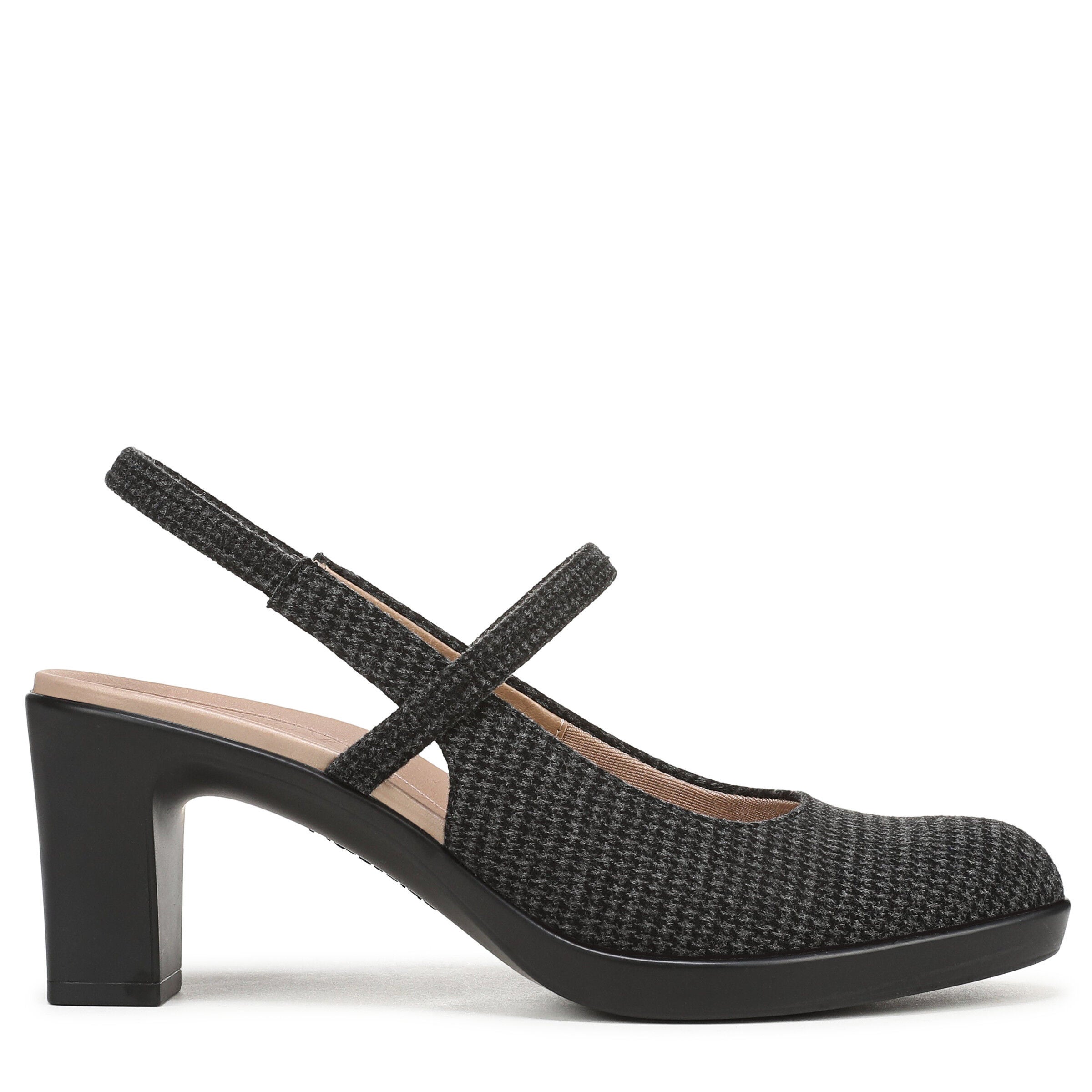 Evoke Slingback Pump, BLACK GREY, alternate image number 3