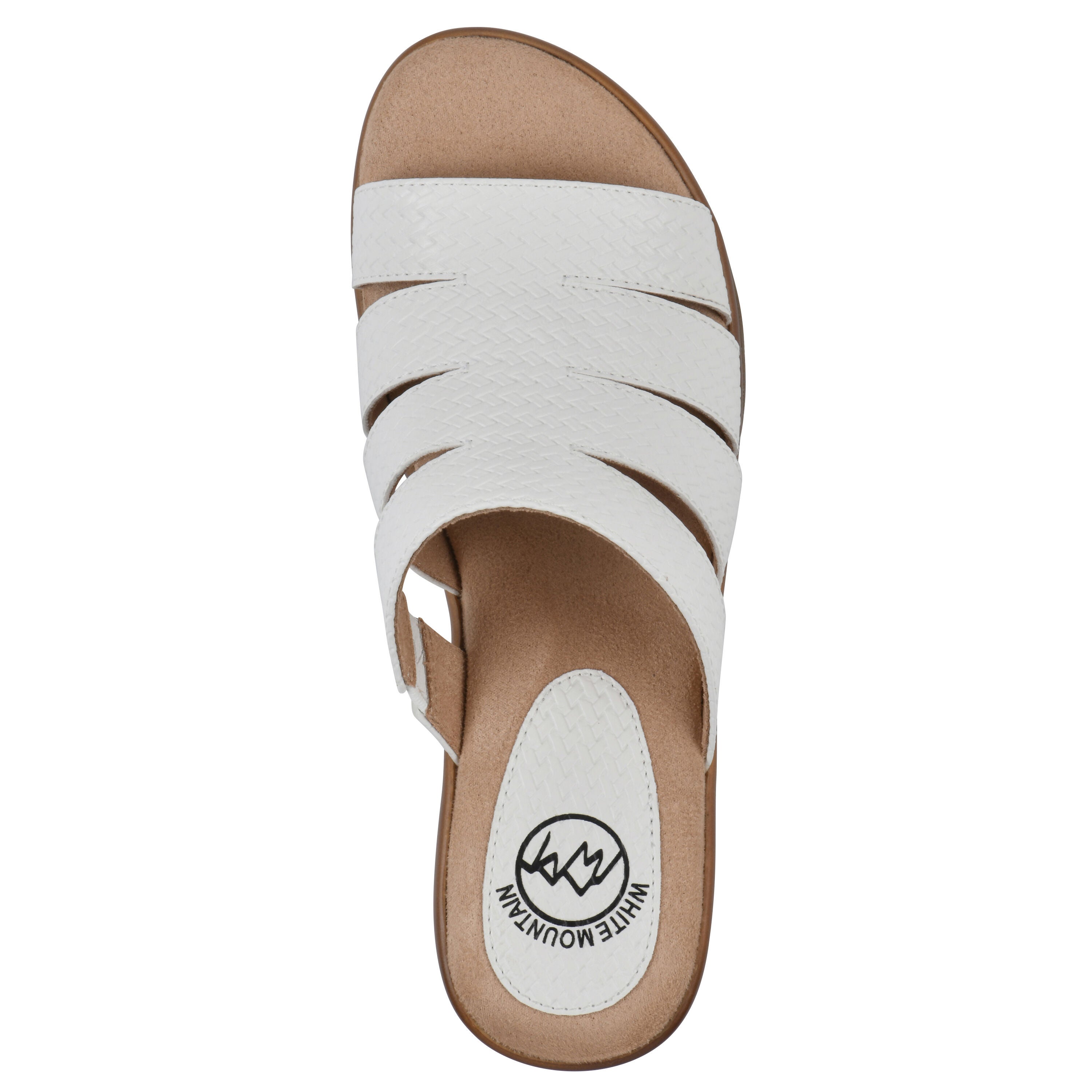 Valora Slip On Clog, WHITE WOVEN, alternate image number 4