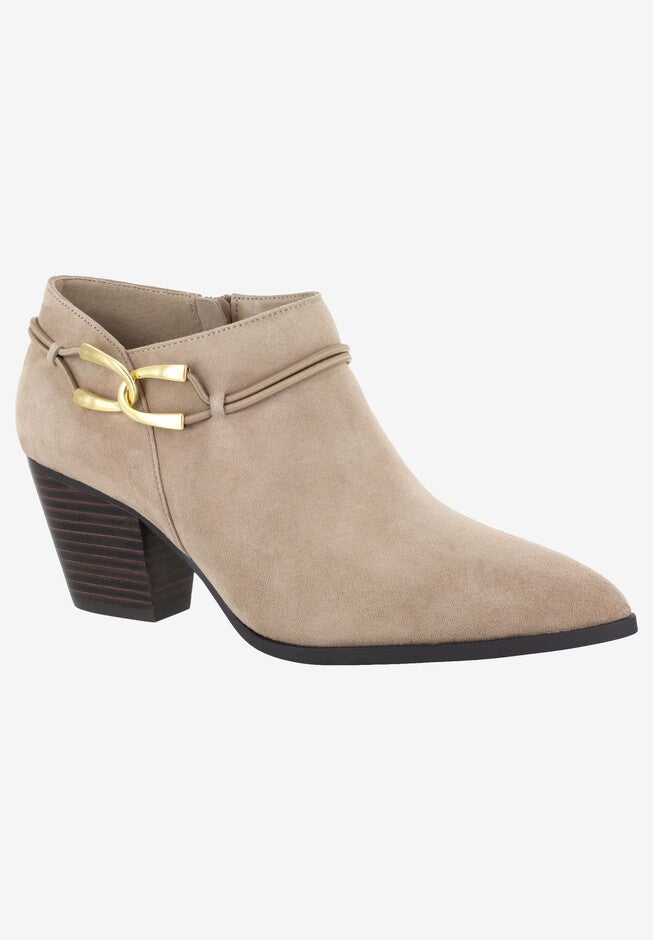 Esme Bootie , ALMOND SUEDE LEATHER, hi-res image number null