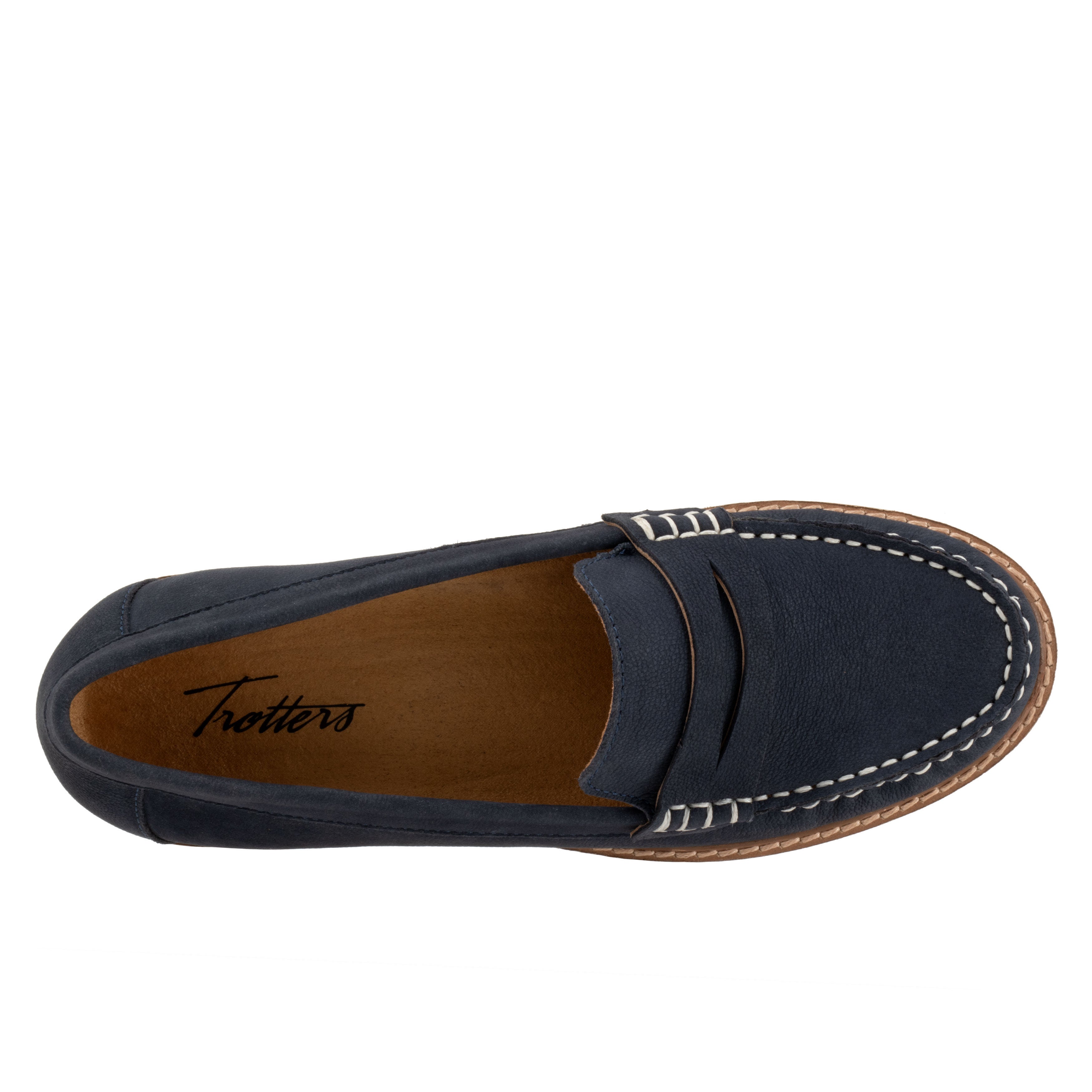 Francey Flat, NAVY NUBUCK, alternate image number 3