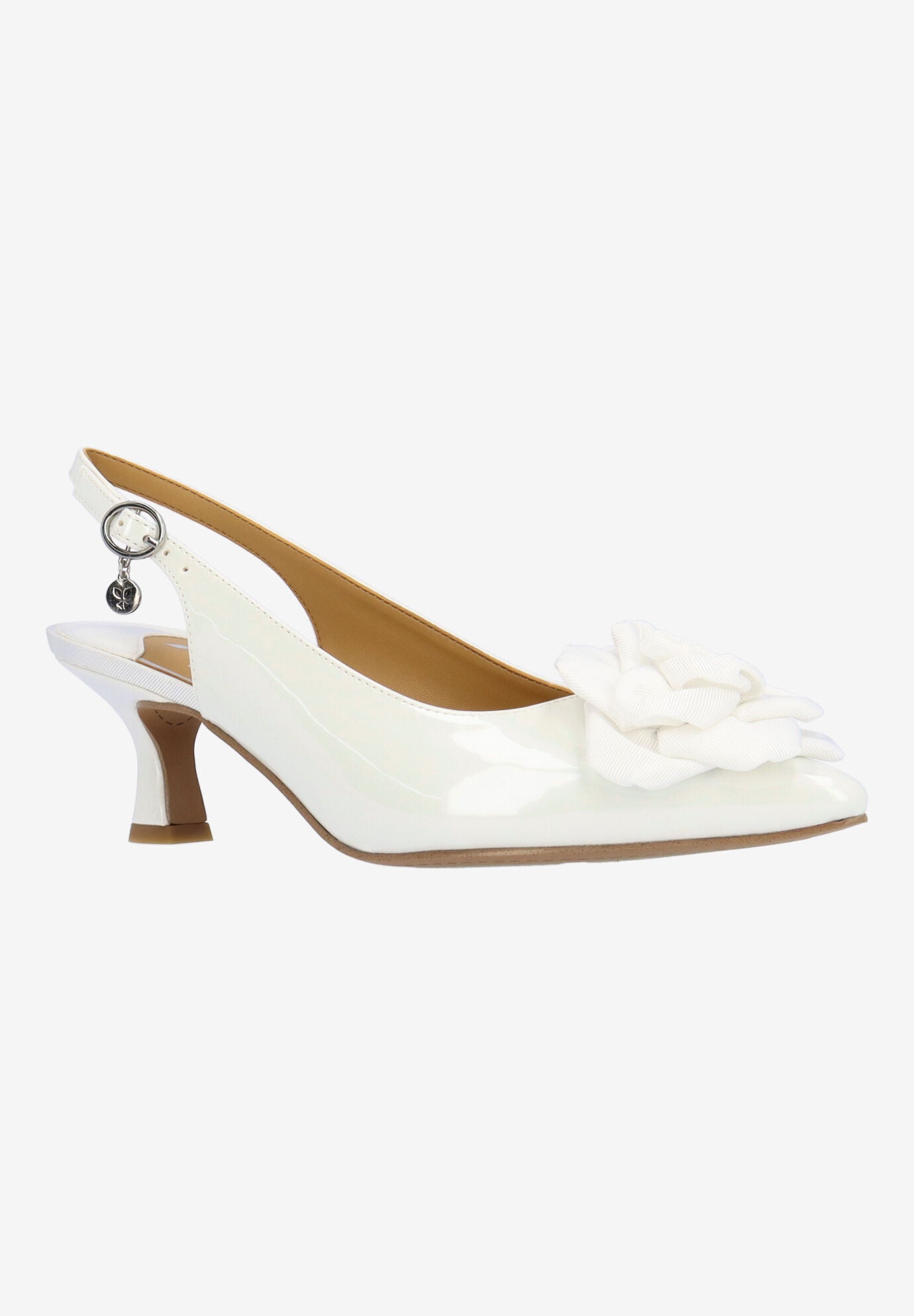 Kendry Slingback Pump, WHITE, hi-res image number 0