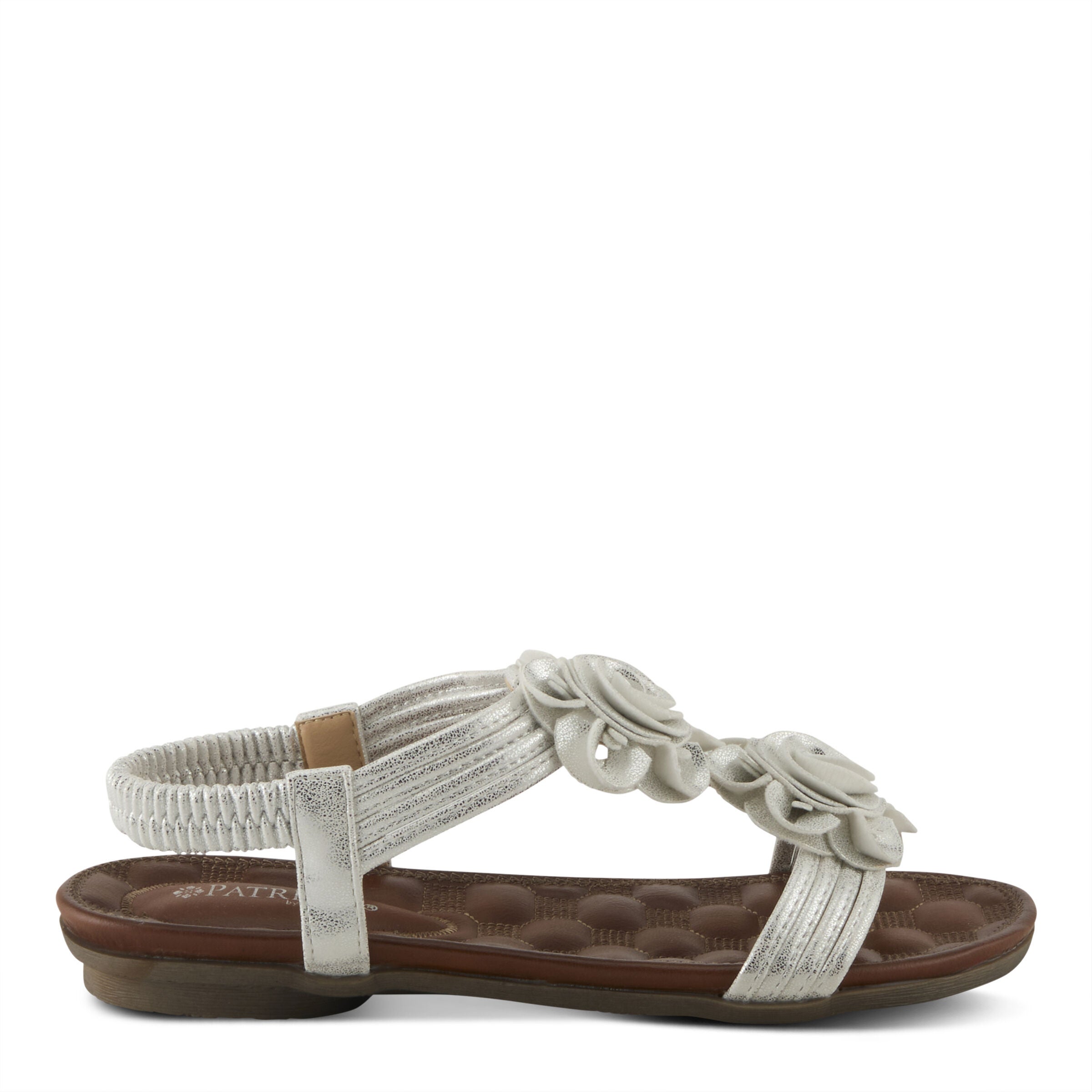 Nectarine T-Strap Thong Sandal, SILVER, alternate image number 5