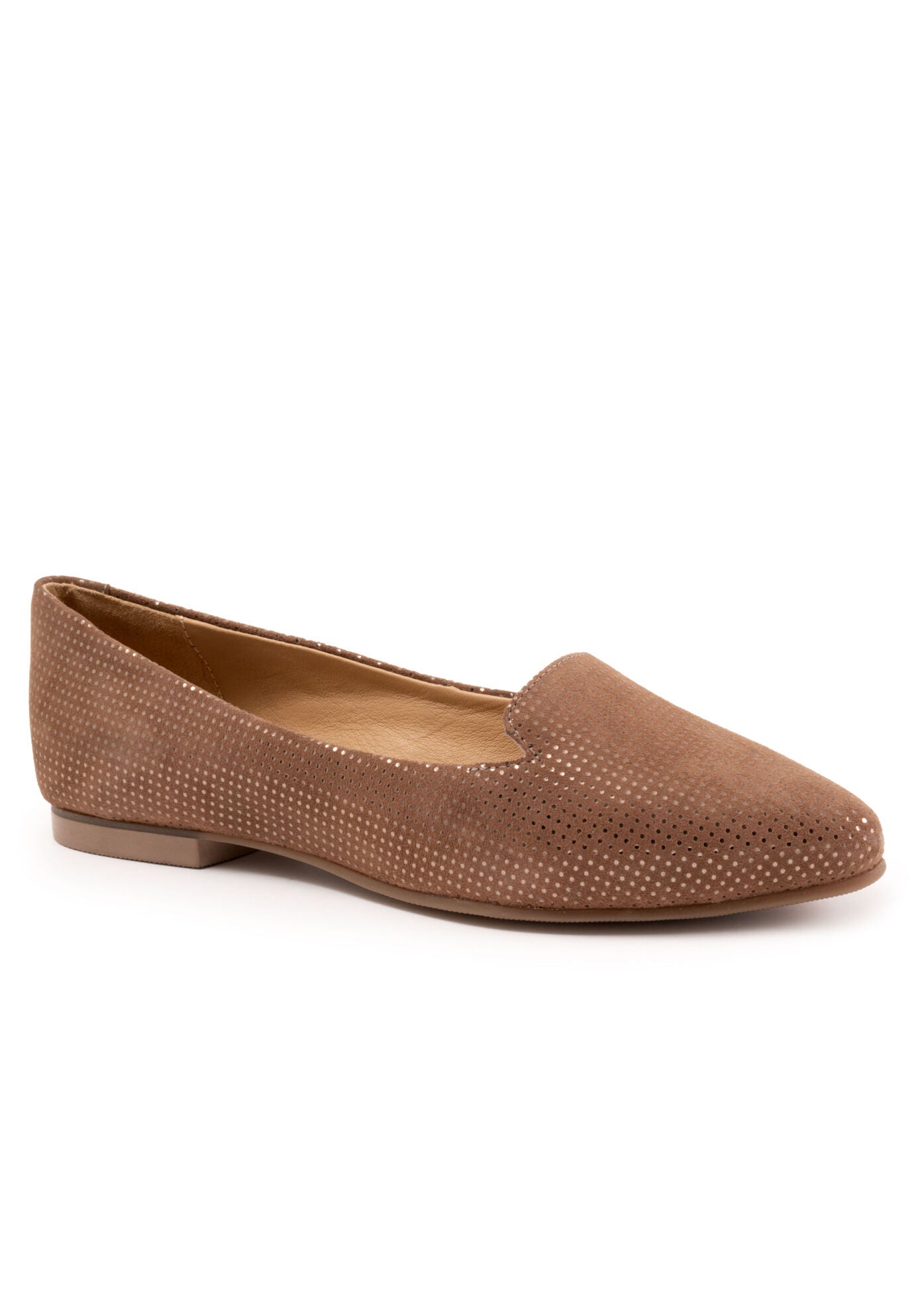 Harlowe Ballet Flat, TAUPE DOT SUEDE, hi-res image number 0