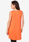 Sleeveless Crisscross Ultra Femme Tunic, , on-hover image number null