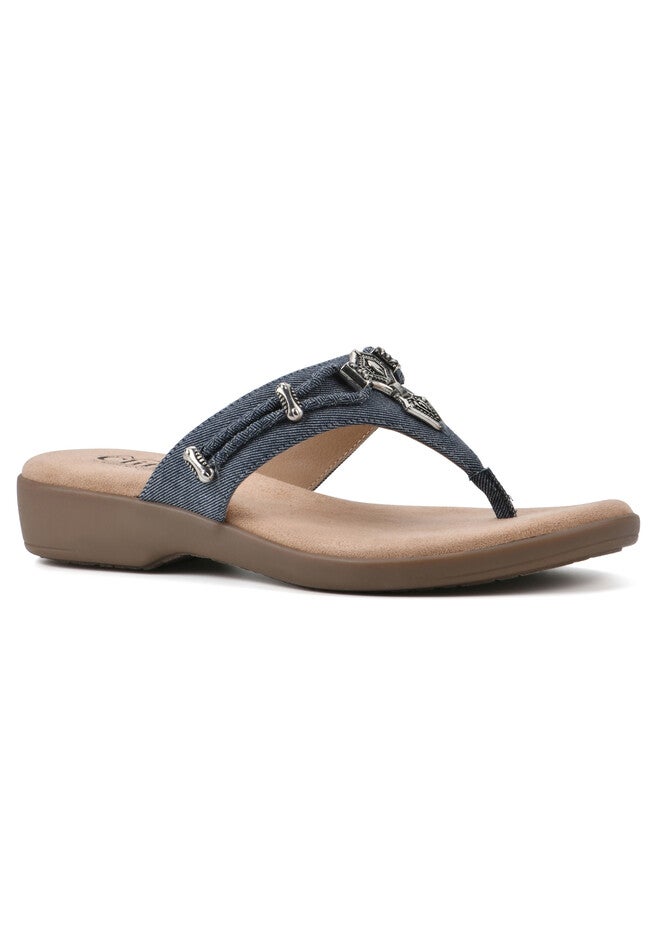 Bailee Sandals, DARK BLUE DENIM, hi-res image number null