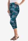 Essential Stretch Capri Legging, NAVY BOLD PEONY, hi-res image number null