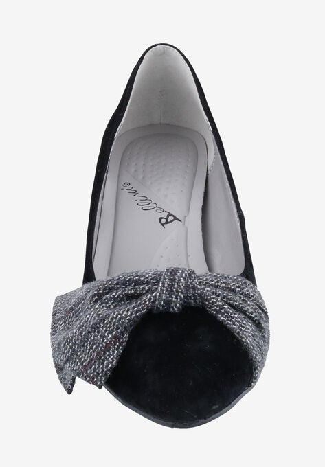 Charm Plaid Kitten Heel Pump, , alternate image number null