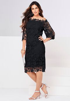 Off The Shoulder Lace Dress