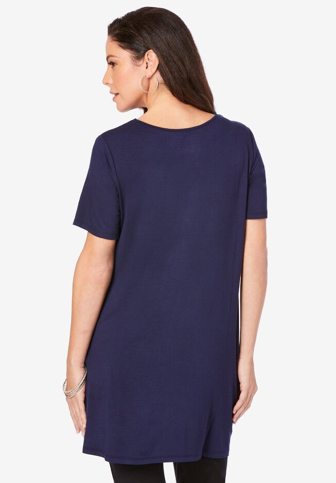 Lattice-Detail Ultra Femme Tunic, , on-hover image number null