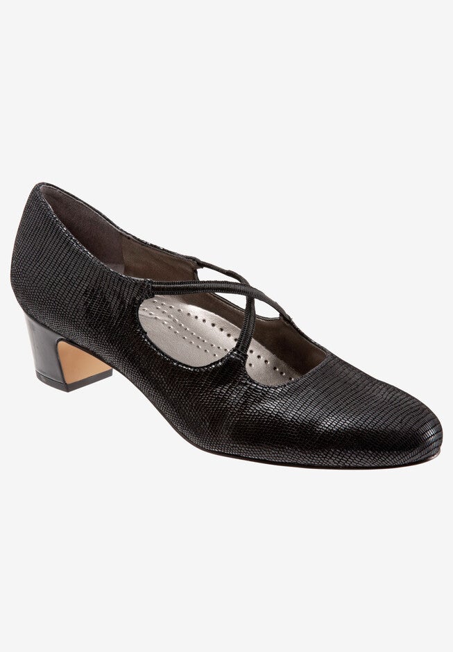 Jamie Pump, BLACK PATENT SUEDE, hi-res image number 0