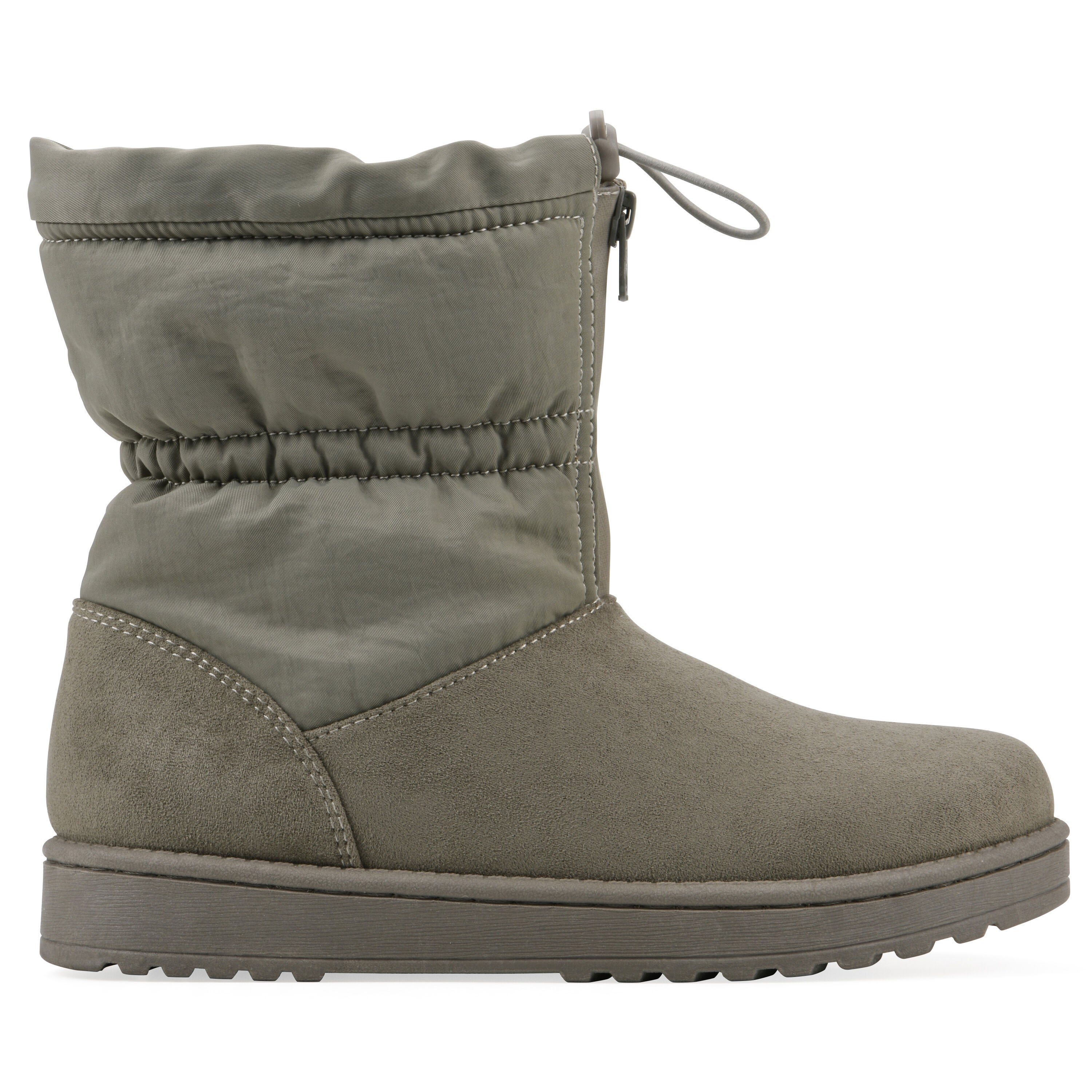 Issy Faux Fur-Lined Bootie, NEW MOSS FABRIC, alternate image number 2