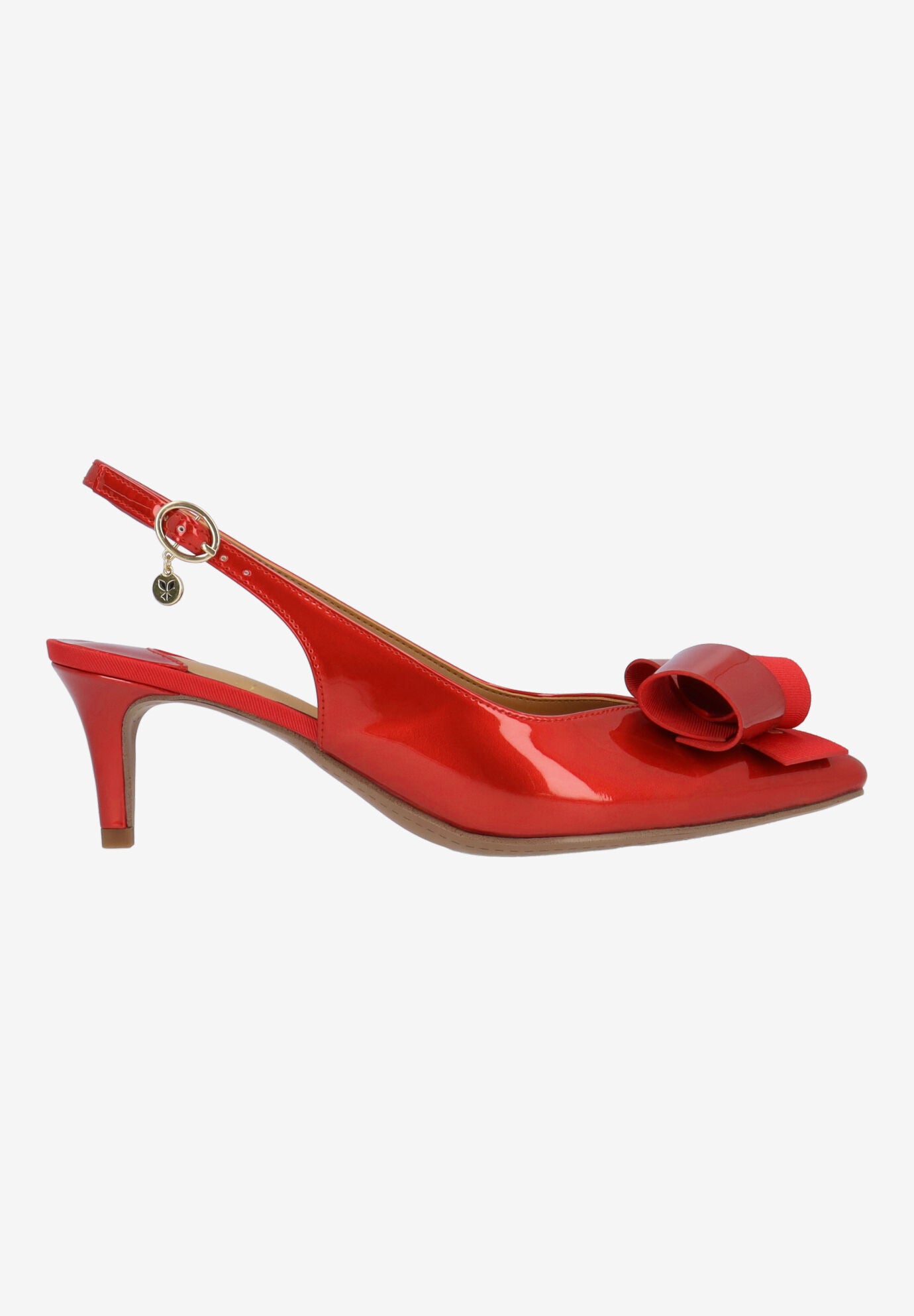 Delara Sling Back Pump, RED, alternate image number 3