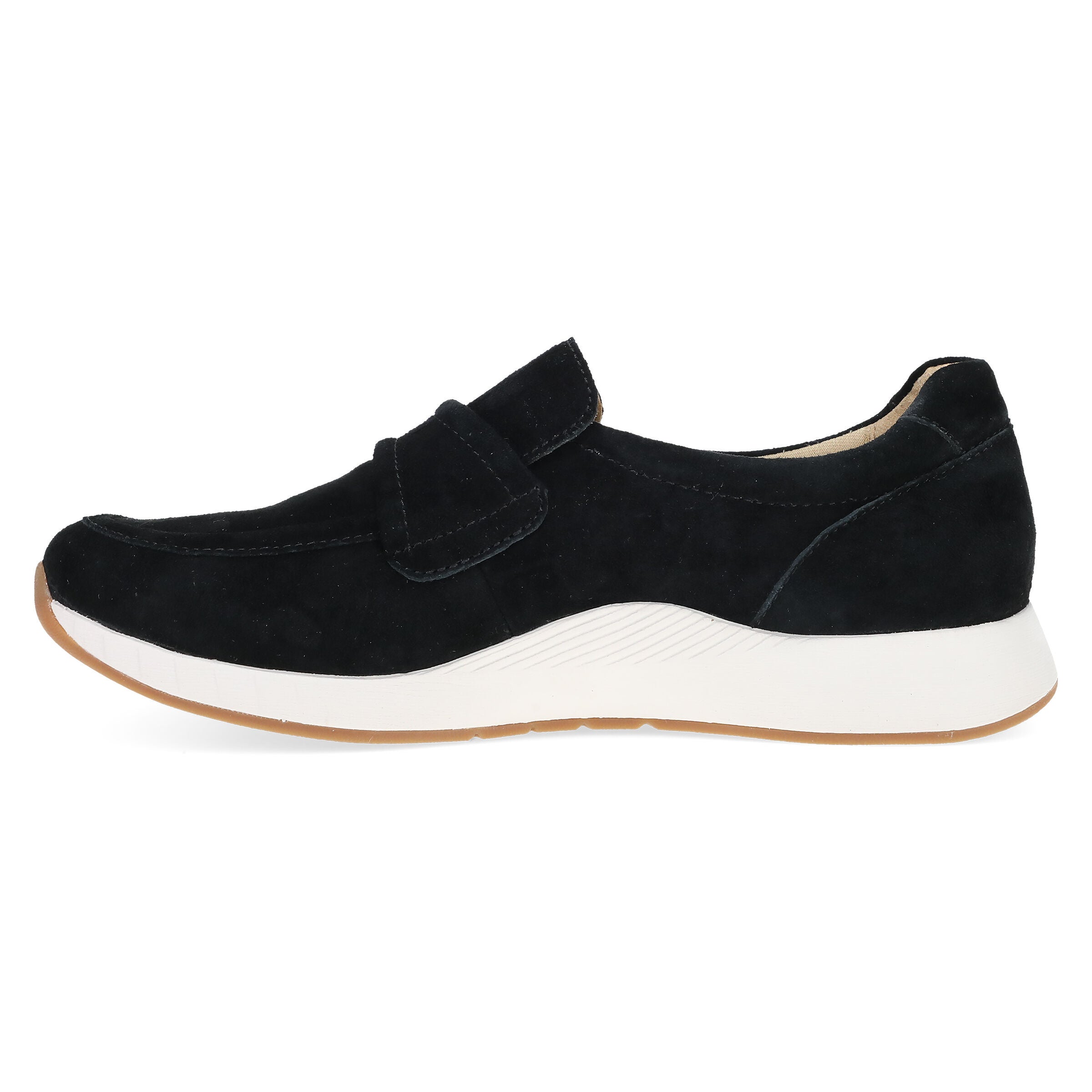 Clementine Black Nubuck Slip On, BLACK, alternate image number 6