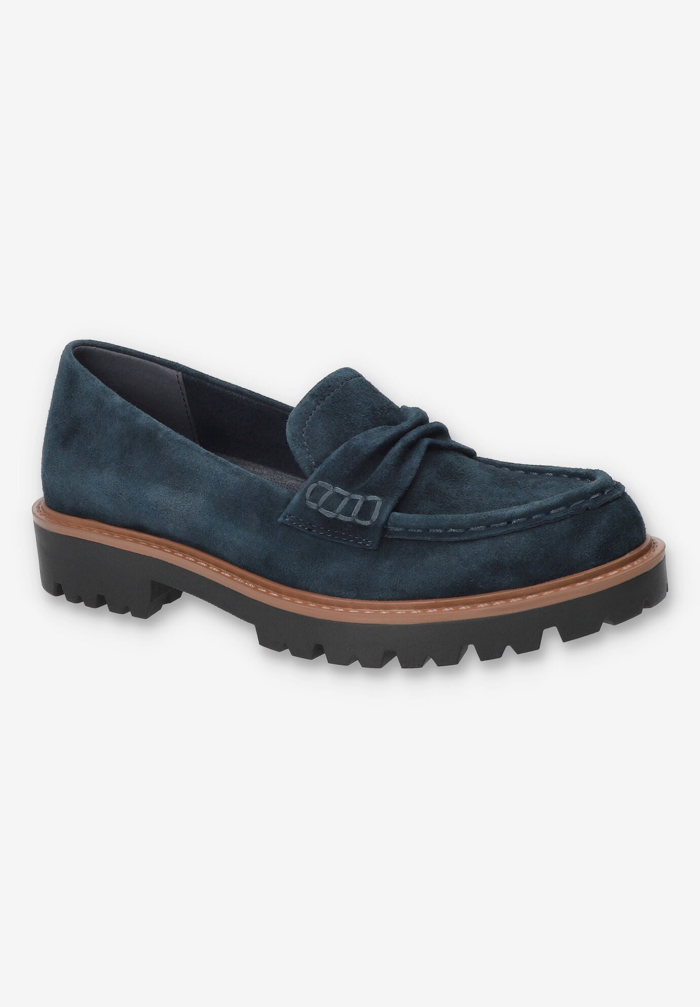 Avalon Loafer, NAVY SUEDE LEATHER, hi-res image number 0