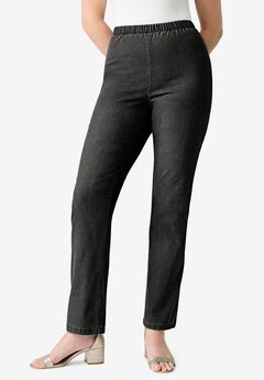 Straight Leg Jeans for Curvy Women