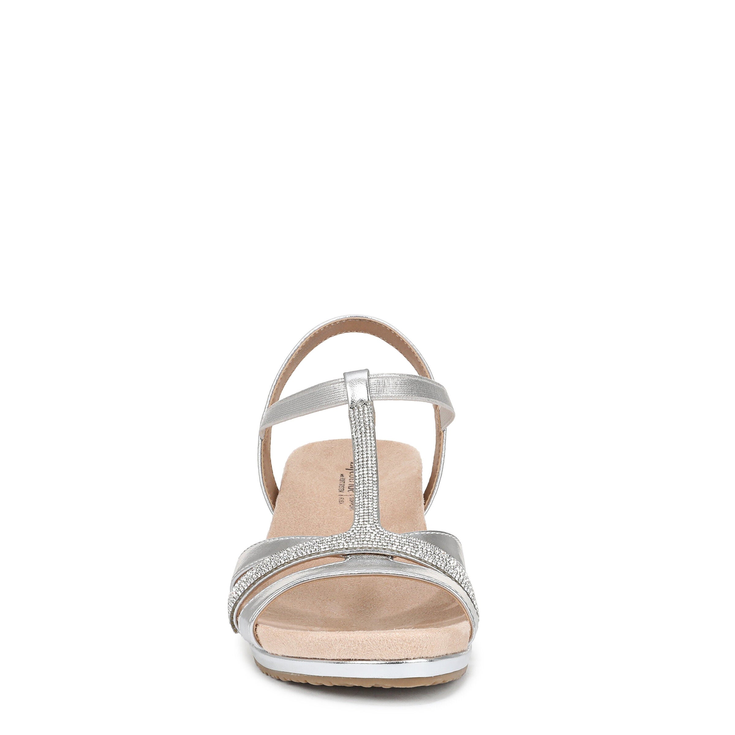 Mimosa Wedge Sandal, SILVER, alternate image number 4