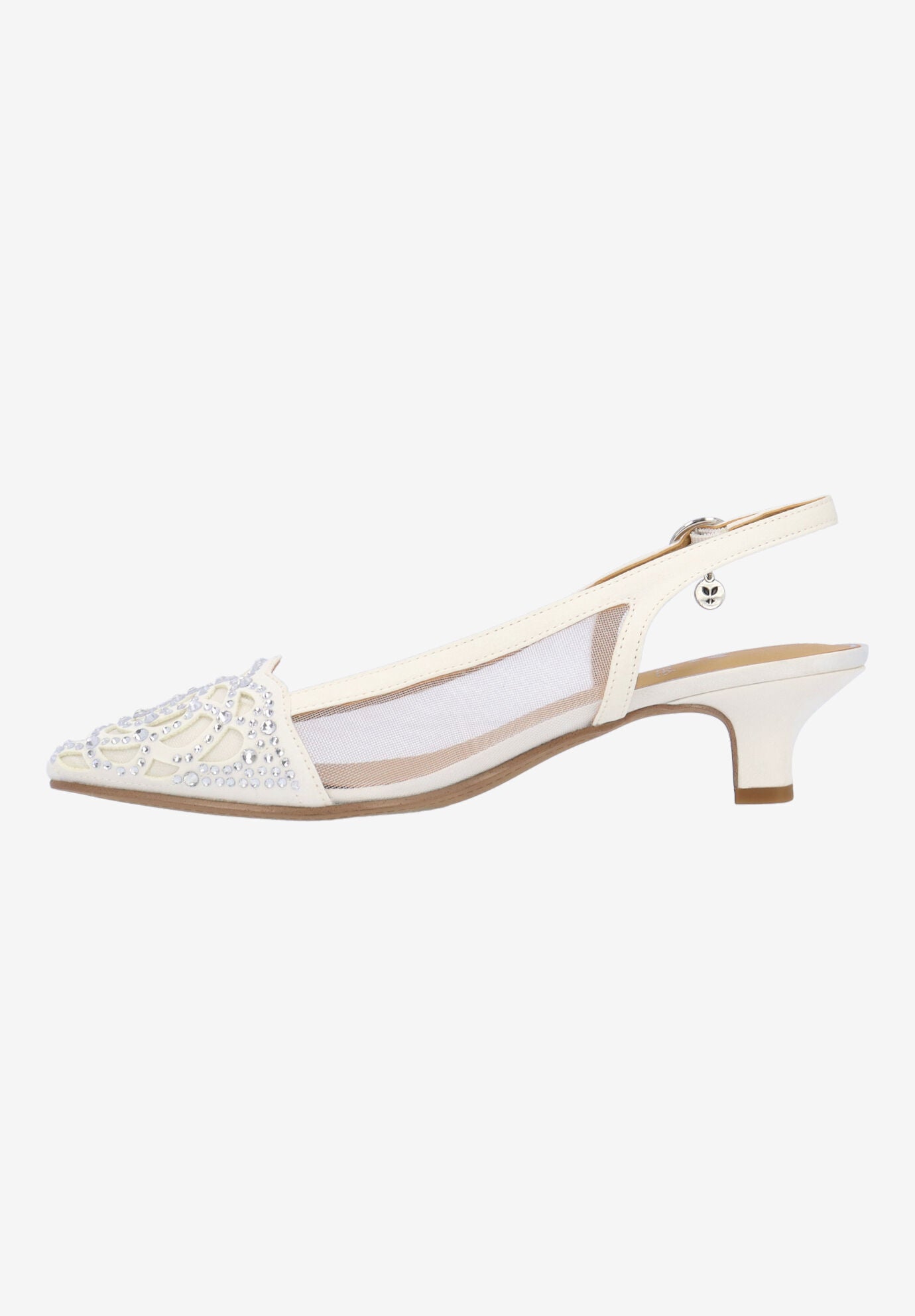 Elsinora Sling Back Pump, WHITE, alternate image number 4