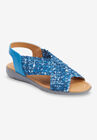 The Celestia Sling Sandal, BLUE TIE DYE, hi-res image number null